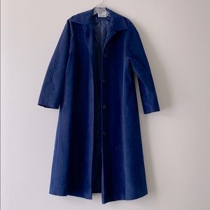 Vintage Samuel Robert Faux Ultra Suede Long Coat